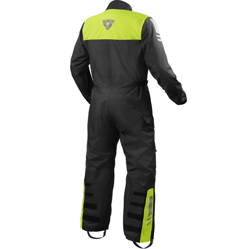 Costum de ploaie Revit Pacific 4 H2O negru-galben-fluo