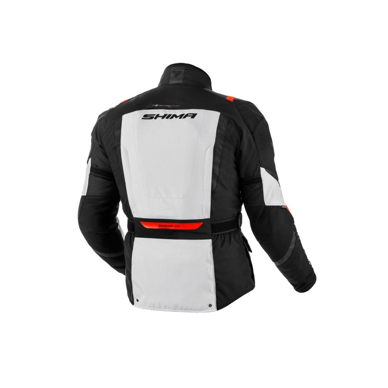 Jachetă de motocicletă Shima Hero negru-gri-roșu
