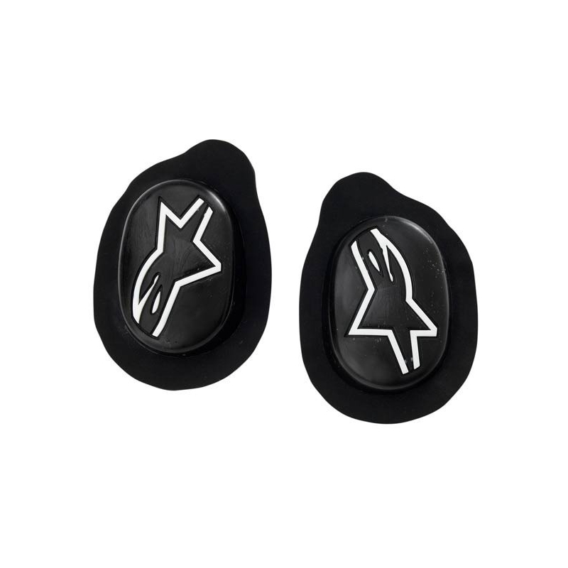Alpinestars Sport negru și alb glisoare de genunchi Alpinestars Sport negru și alb