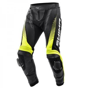 Pantaloni de motocicletă Shima Apex negru-galben-fluo