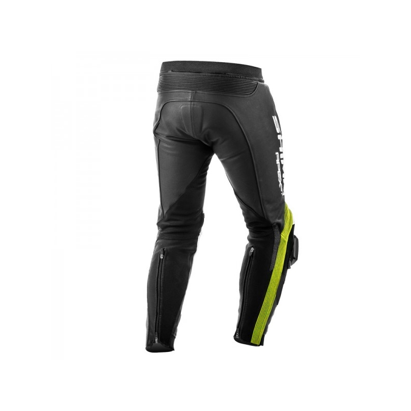 Pantaloni de motocicletă Shima Apex negru-galben-fluo