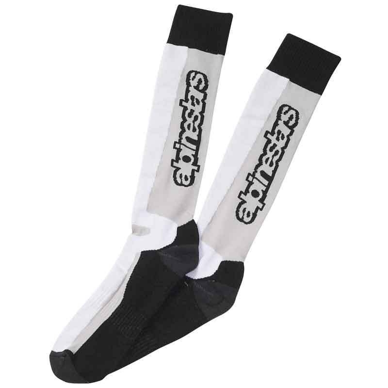 Alpinestars Touring Șosete de vară Alpinestars negru-gri-alb