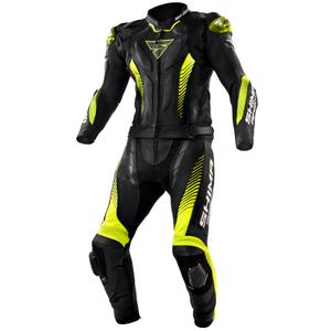 Salopetă de motocicletă Shima Apex Black-Fluo Yellow