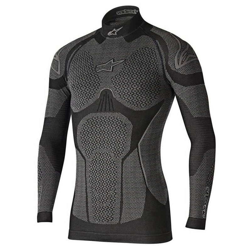 Alpinestars Ride Tech Winter tricou termic cu mânecă lungă gri și negru