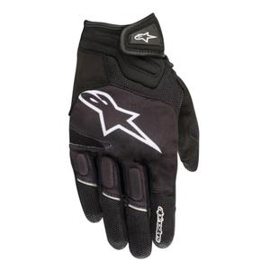 Mănuși de motocicletă Alpinestars Atom negru și alb