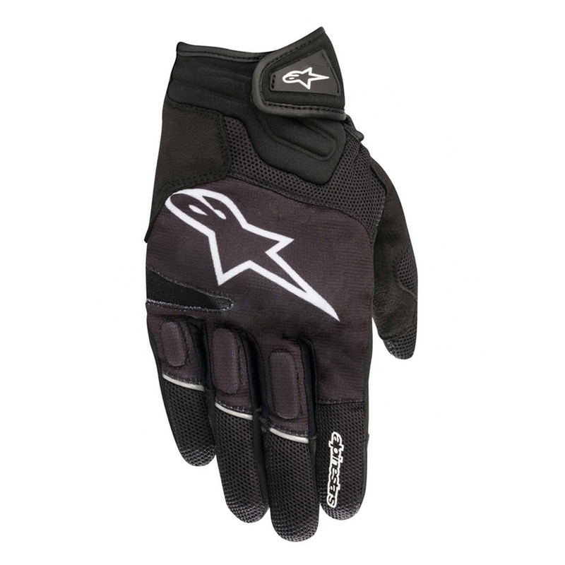 Mănuși de motocicletă Alpinestars Atom negru și alb