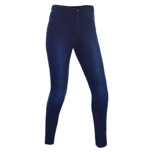 Pantaloni Oxford Jeggings albastru pentru femei lichidare