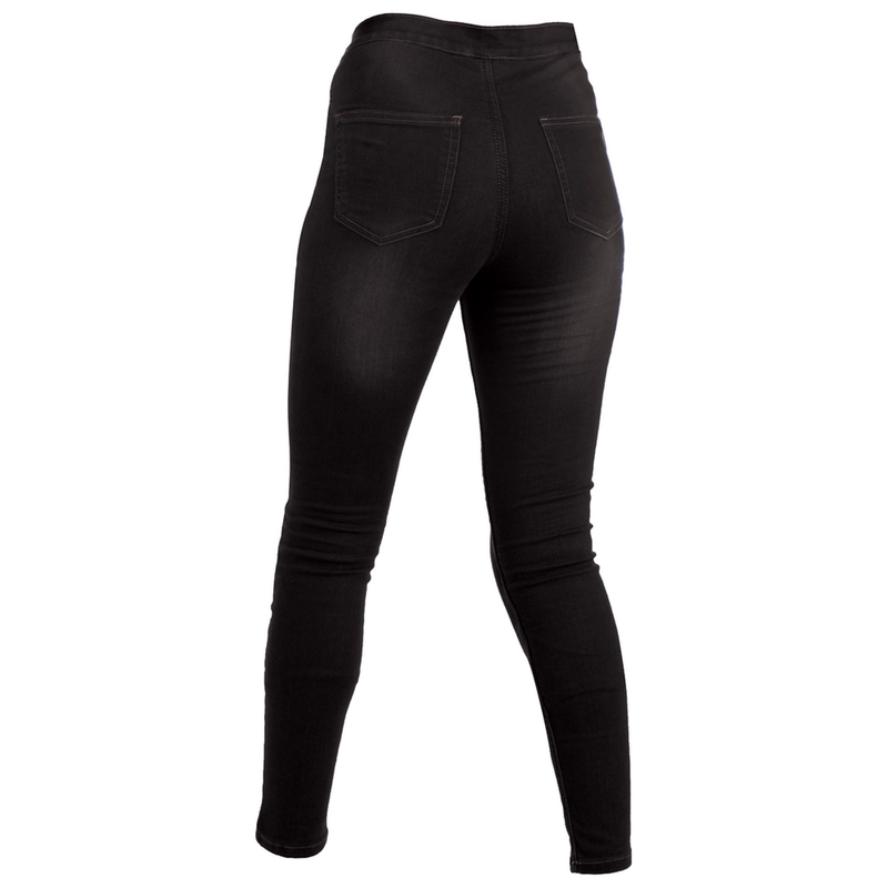 Pantaloni Oxford Jeggings negru pentru femei