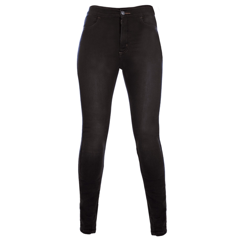 Pantaloni Oxford Jeggings negru pentru femei
