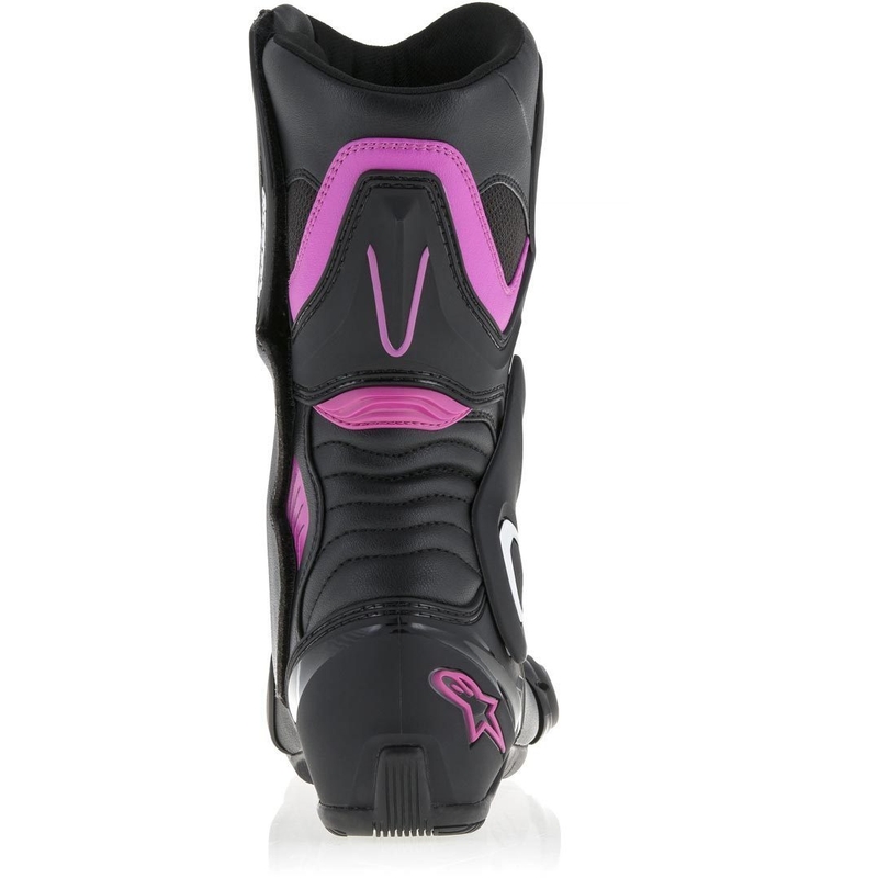 Alpinestars Stella S-MX 6 Cizme de motocicletă pentru femei Negru, Violet și Alb