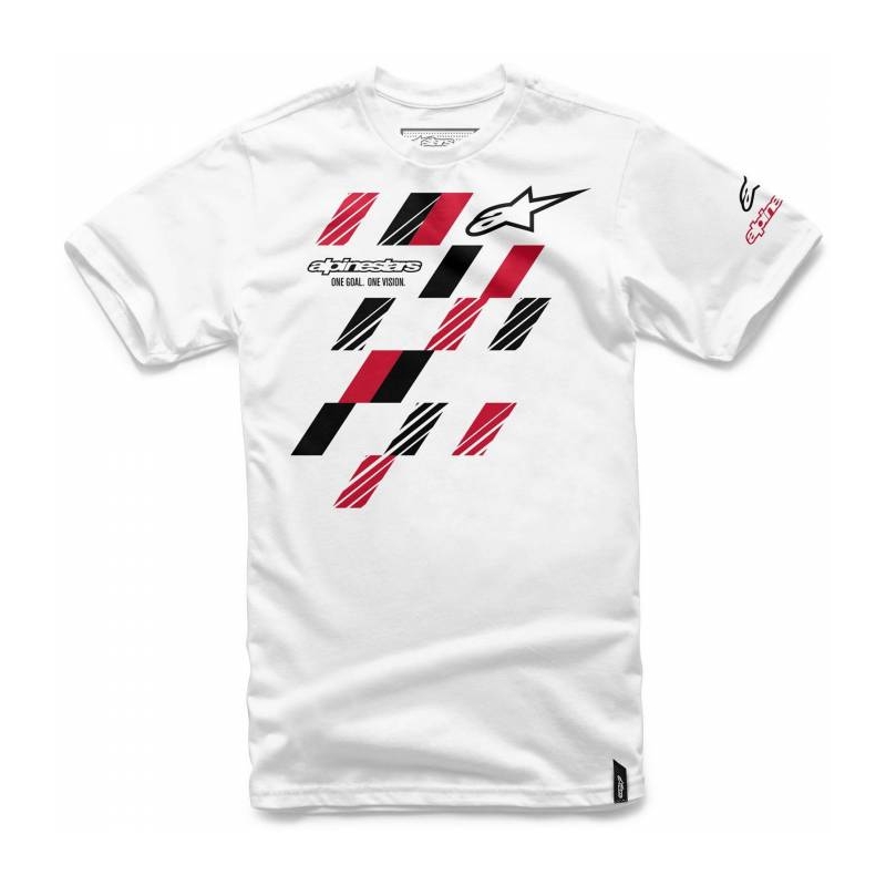 Tricou Alpinestars GP Class alb-roșu-negru