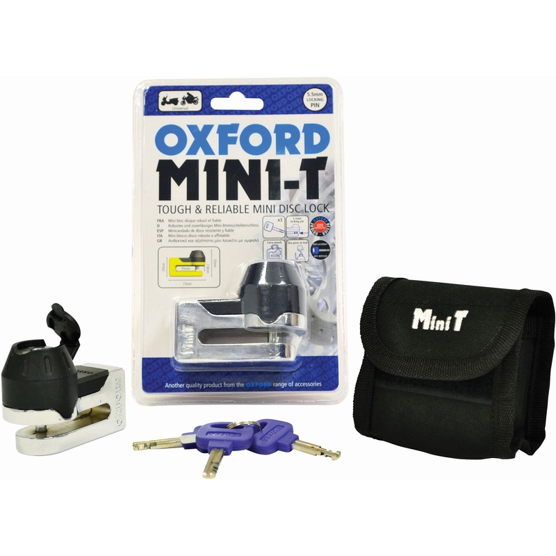 Blocaj pentru frâne pe disc Oxford Mini T cromat