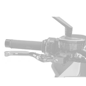 Clutch lever without adapter PUIG 4.0 424NNR extendable folding negru/rosu
