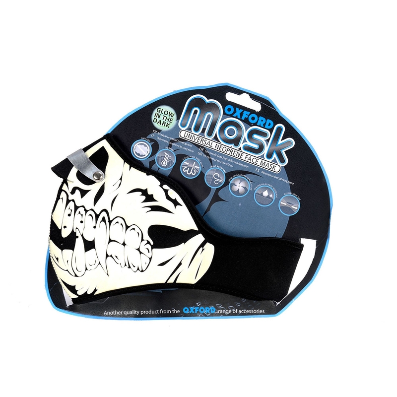 Masca de față Oxford Glow Skull