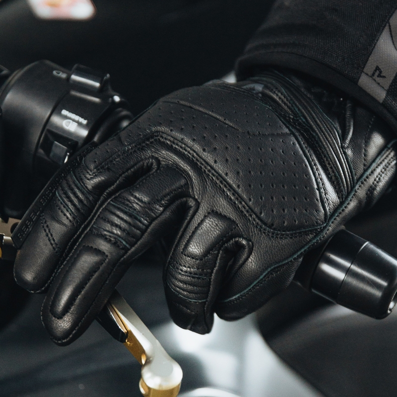 Mănuși de motocicletă Rebelhorn Hike II negre