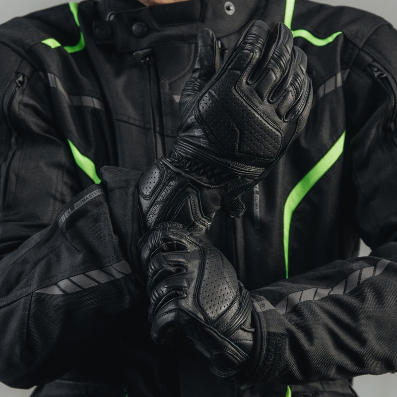 Mănuși de motocicletă Rebelhorn Hike II negre