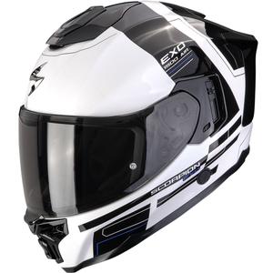 Cască integrală Scorpion EXO-1500 Air Dual, alb-negru-albastru