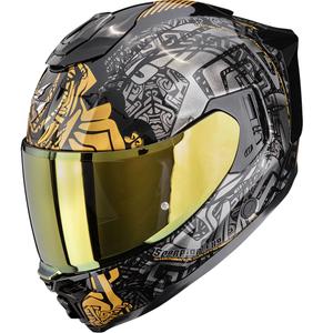 Cască integrală pentru motocicletă Scorpion EXO-1500 Air Apus negru-gri-auriu