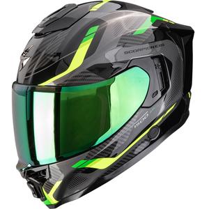 Cască integrală pentru motocicletă Scorpion EXO-1500 Air Sleek negru-verde