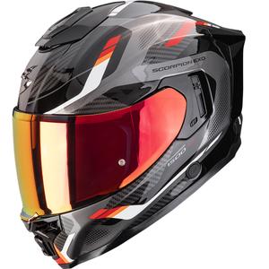 Cască integrală pentru motocicletă Scorpion EXO-1500 Air Sleek negru-roșu