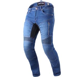 Blugi motociclisți albaștri Street Racer Stretch II CE