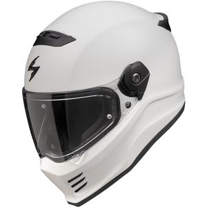 Cască integrală pentru motocicletă Scorpion Covert FX Solid, gri deschis mat