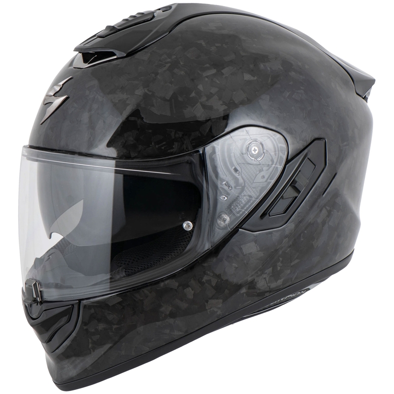 Cască integrală Scorpion EXO-1400 EVO II CARBON AIR, culoare Onyx lichidare