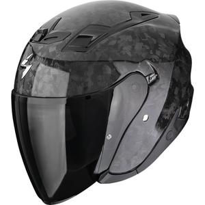 Cască de motocicletă Scorpion EXO-Z1 Carbon Onyx Solid Open Face Neagră
