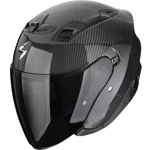 Cască de motocicletă Scorpion EXO-Z1 Carbon Solid Open Face, neagră