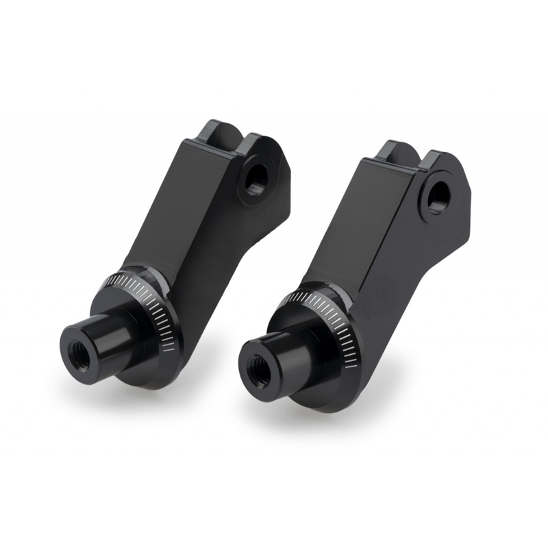 Footpeg adapters PUIG Negru