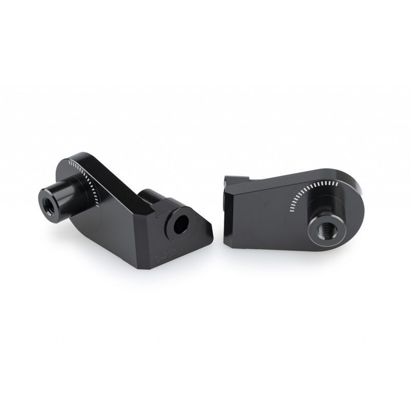 Footpeg adapters PUIG Negru
