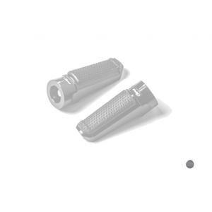 Footpegs without adapters PUIG SPORT 7318Y titan with rubber