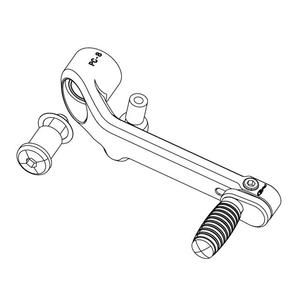 Gear shift pedal PUIG 22396L purple ajustabila