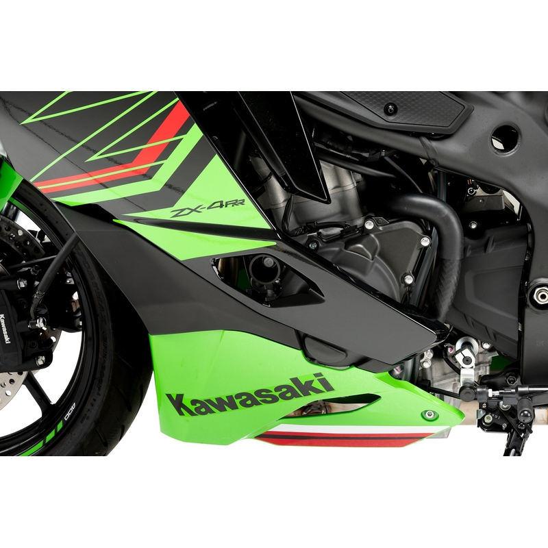 Engine covers PUIG Track for Championship Negru included 2 oil plugs