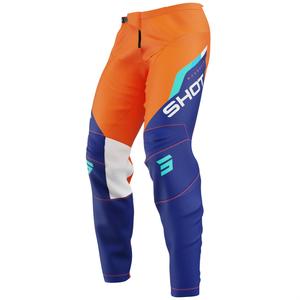 Pantaloni motocross Shot Devo Daytona portocalii