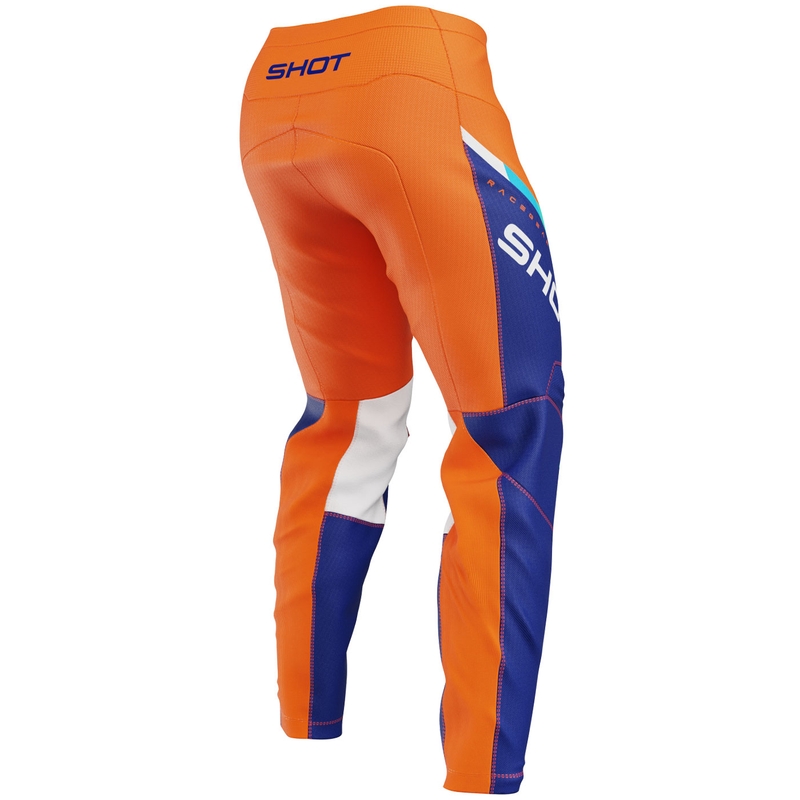 Pantaloni motocross Shot Devo Daytona portocalii