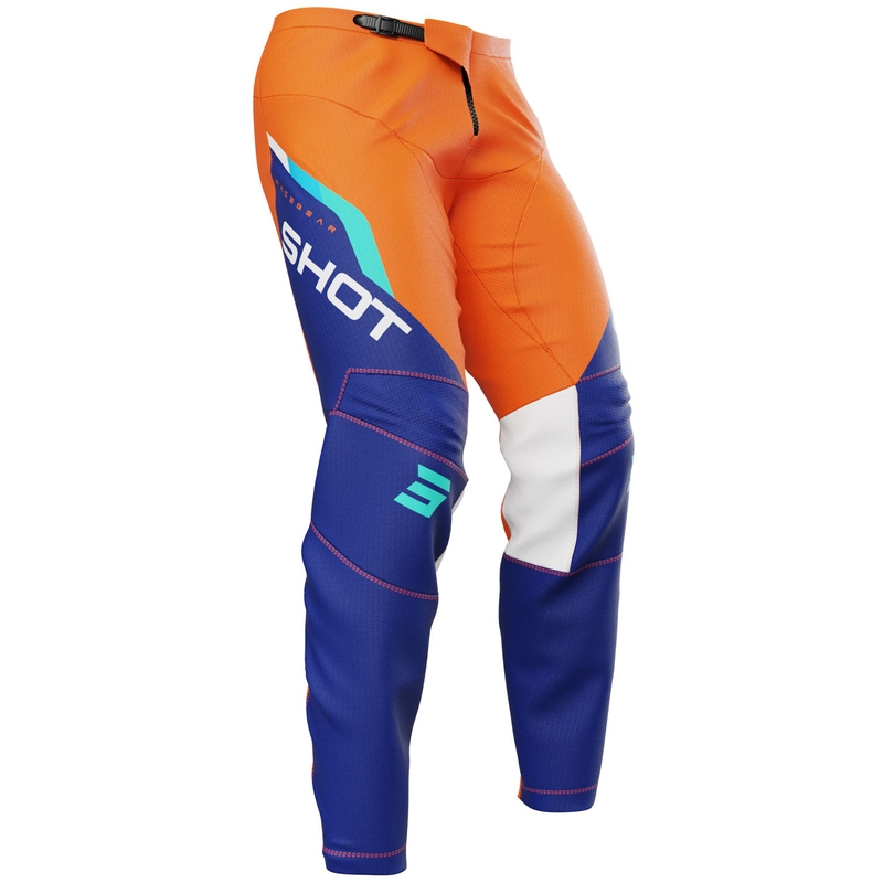 Pantaloni motocross Shot Devo Daytona portocalii