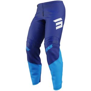 Pantaloni motocross Shot Draw Private albaștri