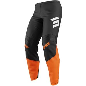 Pantaloni motocross Shot Draw Private portocalii