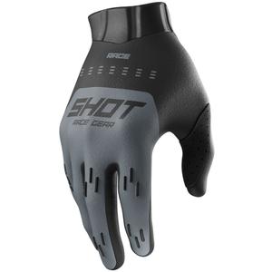Mănuși motocross Shot Race Evo negru-gri