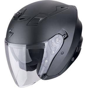 Cască de motocicletă Scorpion EXO-Z1 SOLID, neagră mată, model open face