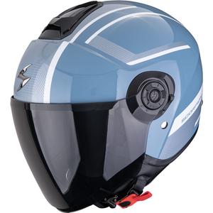 Cască de motocicletă Scorpion EXO-CITY II Cosmos albastru-argintiu