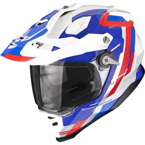 Cască enduro Scorpion ADF-9000 Air Patrol alb-albastru-roșu