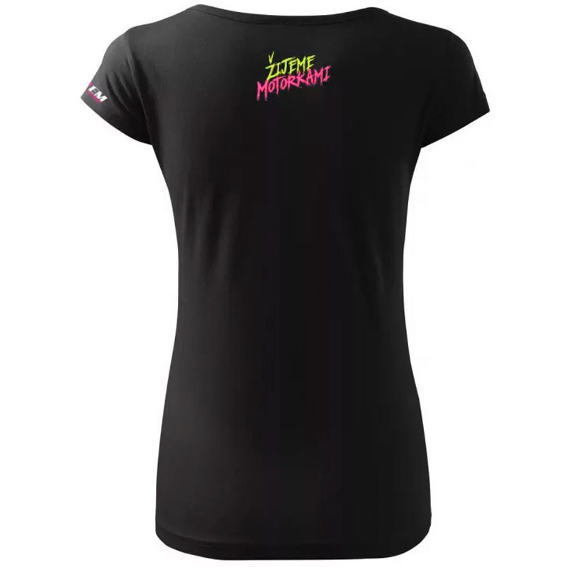 Tricou damă MotoZem - Trăim prin motociclete