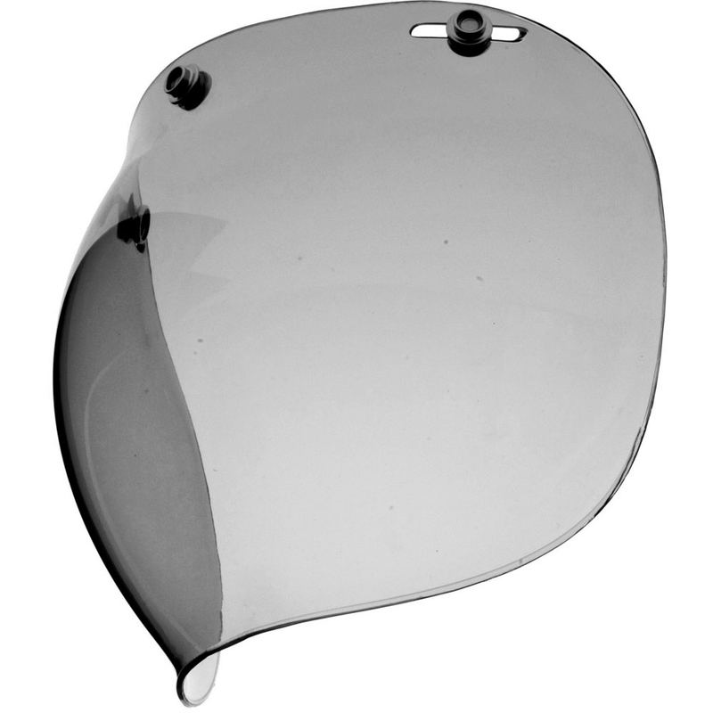 Vizier Nox Bubble pentru căști de motocicletă deschise, fumuriu