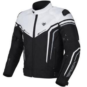 Geacă de motocicletă RSA Compact 2 EVO negru-gri-alb