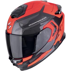 Casca integrala de motocicleta Scorpion EXO-GT SP AIR FLEX negru-rosu fluo