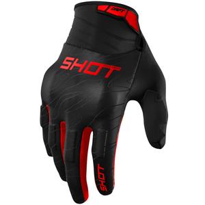 Mănuși motocross Shot Drift Onyx roșii