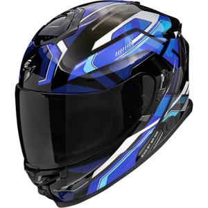Casca moto integrala Scorpion EXO-GT SP Air Augusta negru-gri-albastru