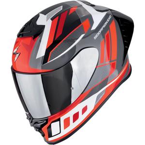 Casca moto integrala Scorpion EXO-R1 EVO II AIR VITAL gri-alb-rosu
